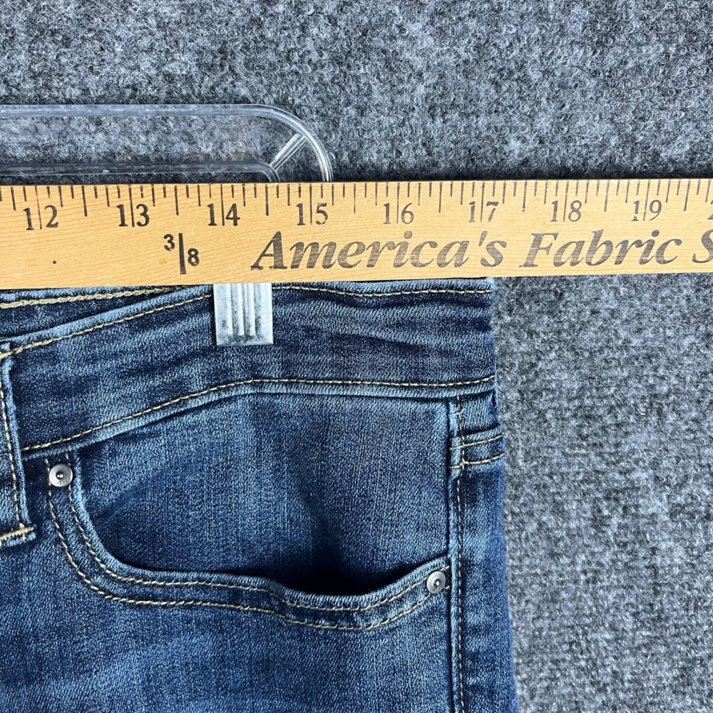 Gap Sexy Boyfriend Fit Jeans Womens 10/30R Blue Medium Wash Cuffed Denim Pants - Picture 6 of 9